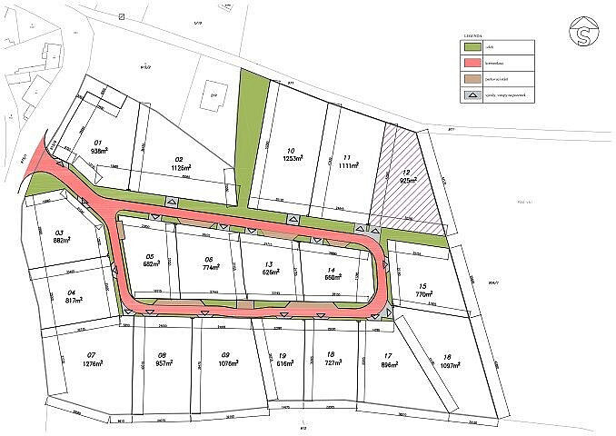 Prodej stavebního pozemku 925 m² – fotografie 5