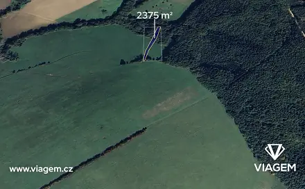 Prodej pole 2 375 m², Strání, okres Uherské Hradiště