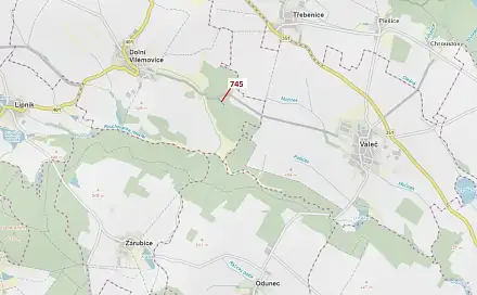 Dražba lesa 1 957 m², Třebenice