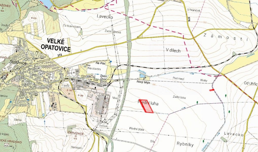 Prodej pole 18 301 m², Velké Opatovice – náhled fotky 4