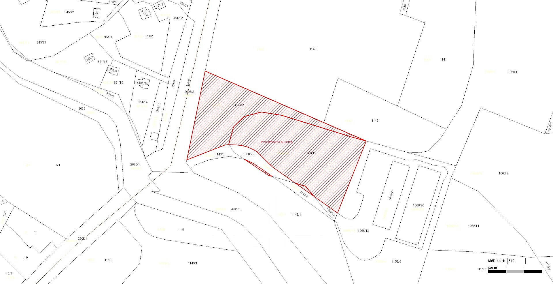 Prodej komerčního pozemku 3 555 m² – pohled 6