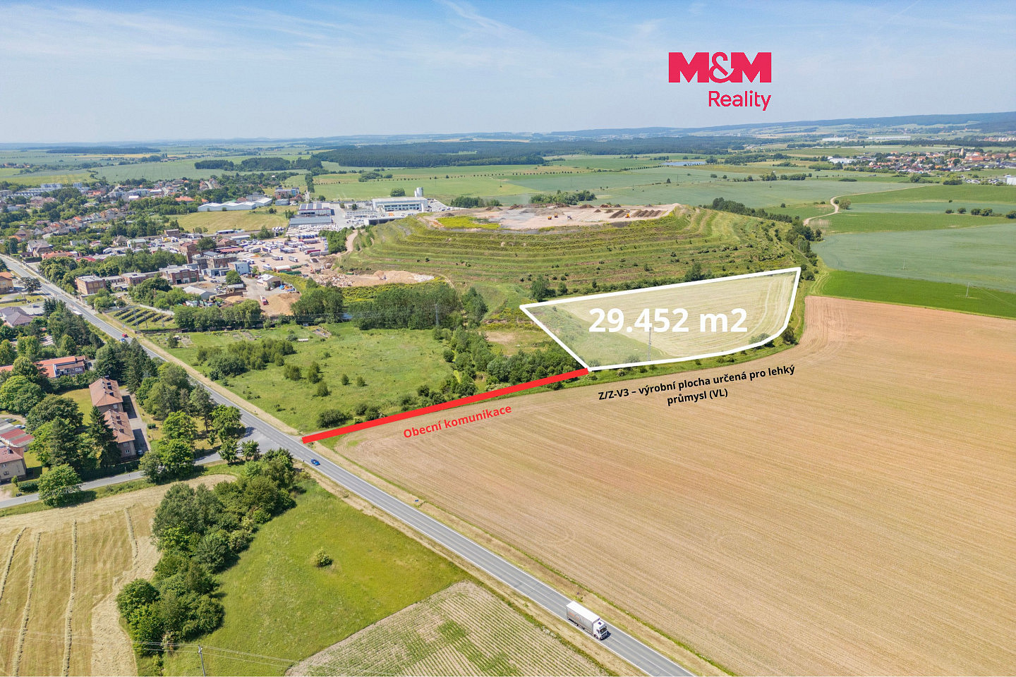 Prodej komerčního pozemku 29 452 m²