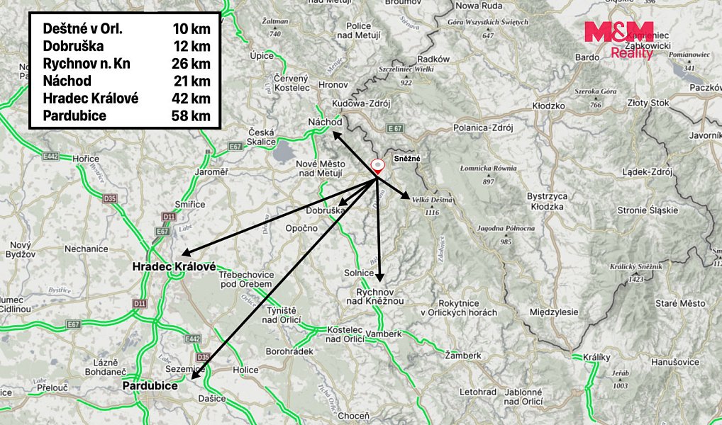 Prodej chaty/chalupy 116 m² s pozemkem 4 525 m², Sněžné – náhled fotky 24