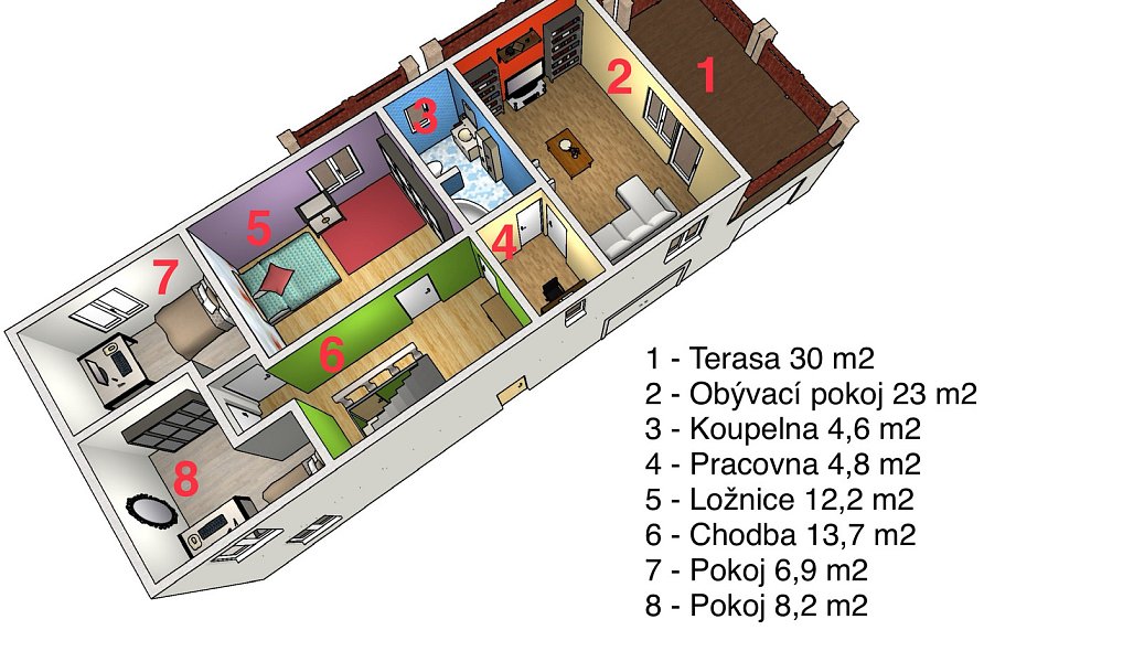 Prodej domu 200 m² s pozemkem 722 m², Hodkovice nad Mohelkou – náhled fotky 30