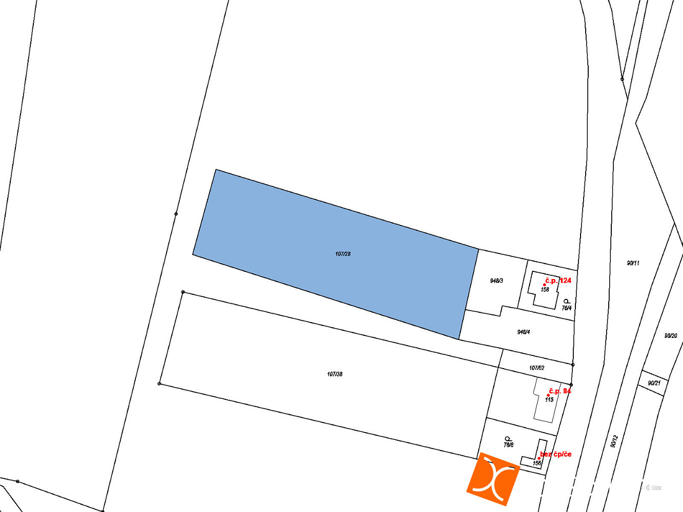 Prodej pole 1 238 m² – fotografie 2