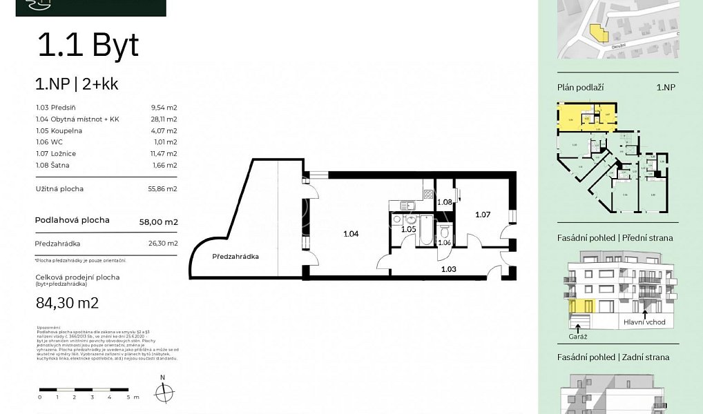 Prodej bytu 2+kk 58 m², Praha – náhled fotky 3