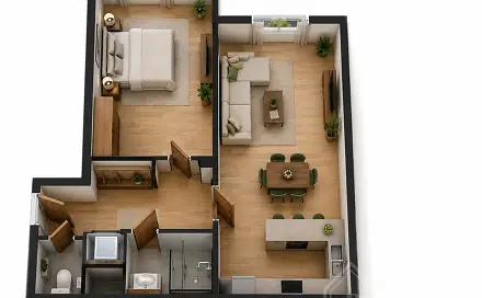Prodej bytu 2+kk 43 m², Ke Krči, Praha 4 - Braník