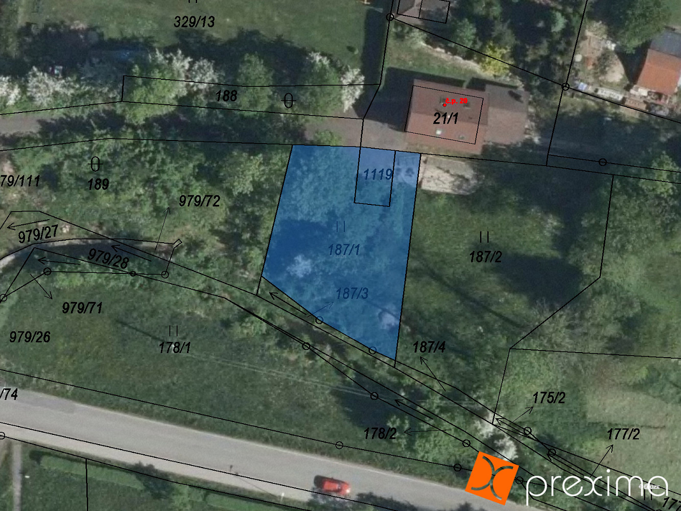 Prodej pozemku 154 m²