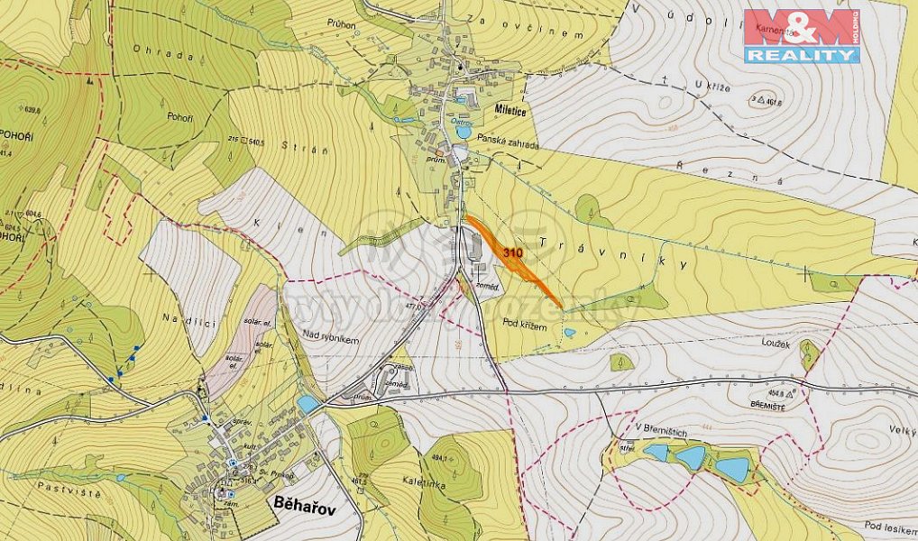 Prodej louky 3 245 m², Dlažov – náhled fotky 3