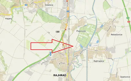 Prodej pole 3 241 m², Rajhrad, okres Brno-venkov