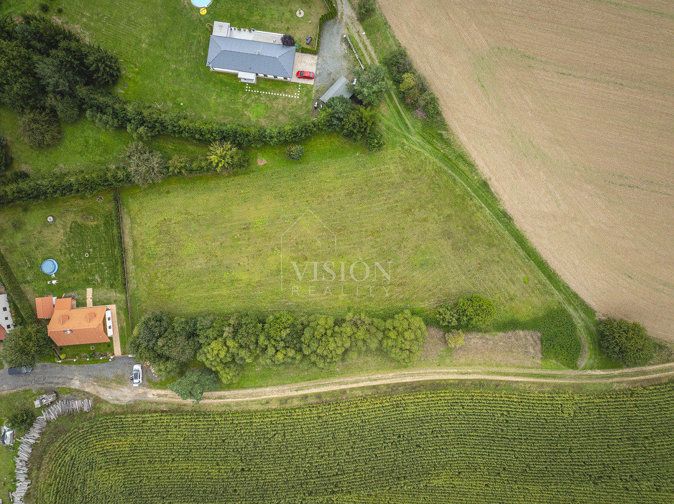 Prodej stavebního pozemku 1 200 m² – fotografie 2