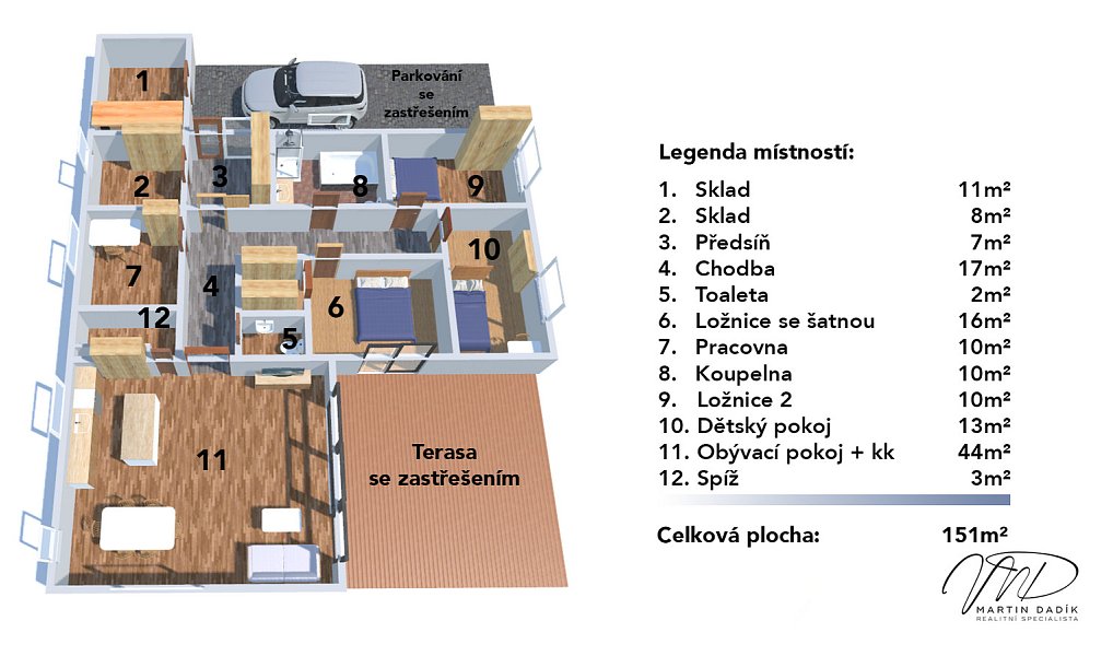 Prodej domu 151 m² s pozemkem 840 m², Pardubice – náhled fotky 40