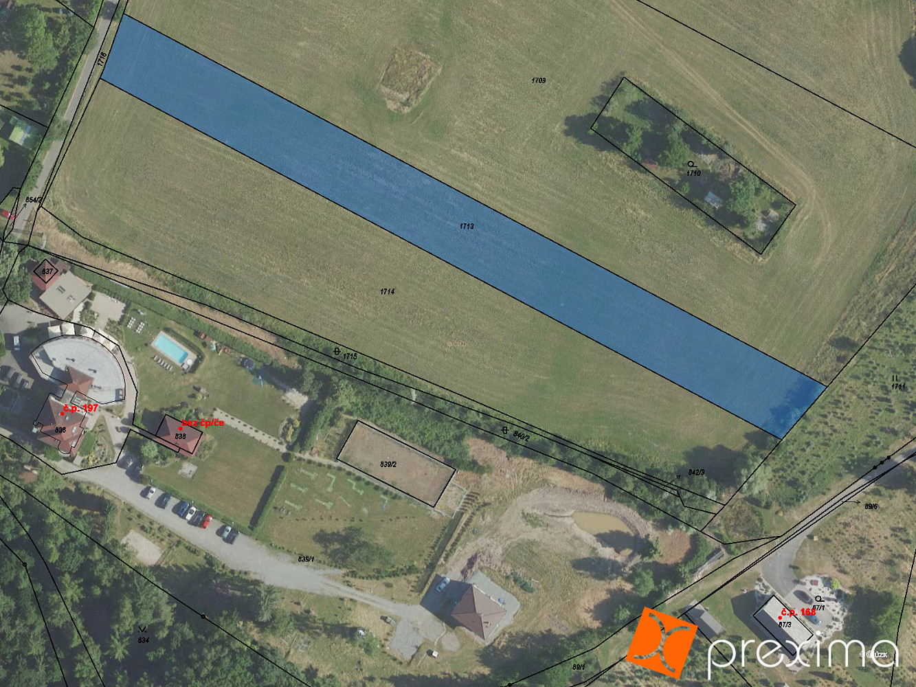 Prodej pole 466 m²