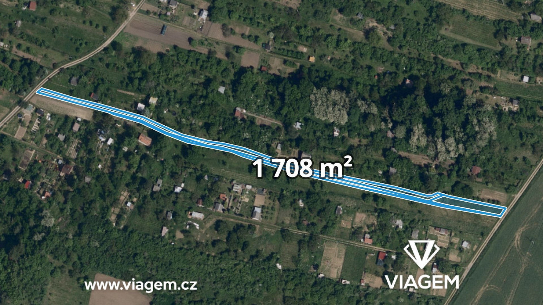 Prodej zahrady 1 708 m²