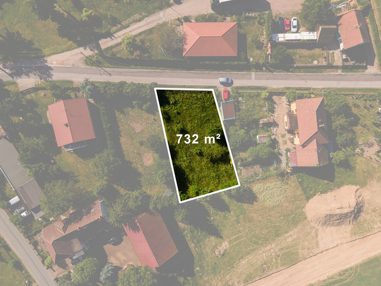 Prodej stavebního pozemku 732 m²