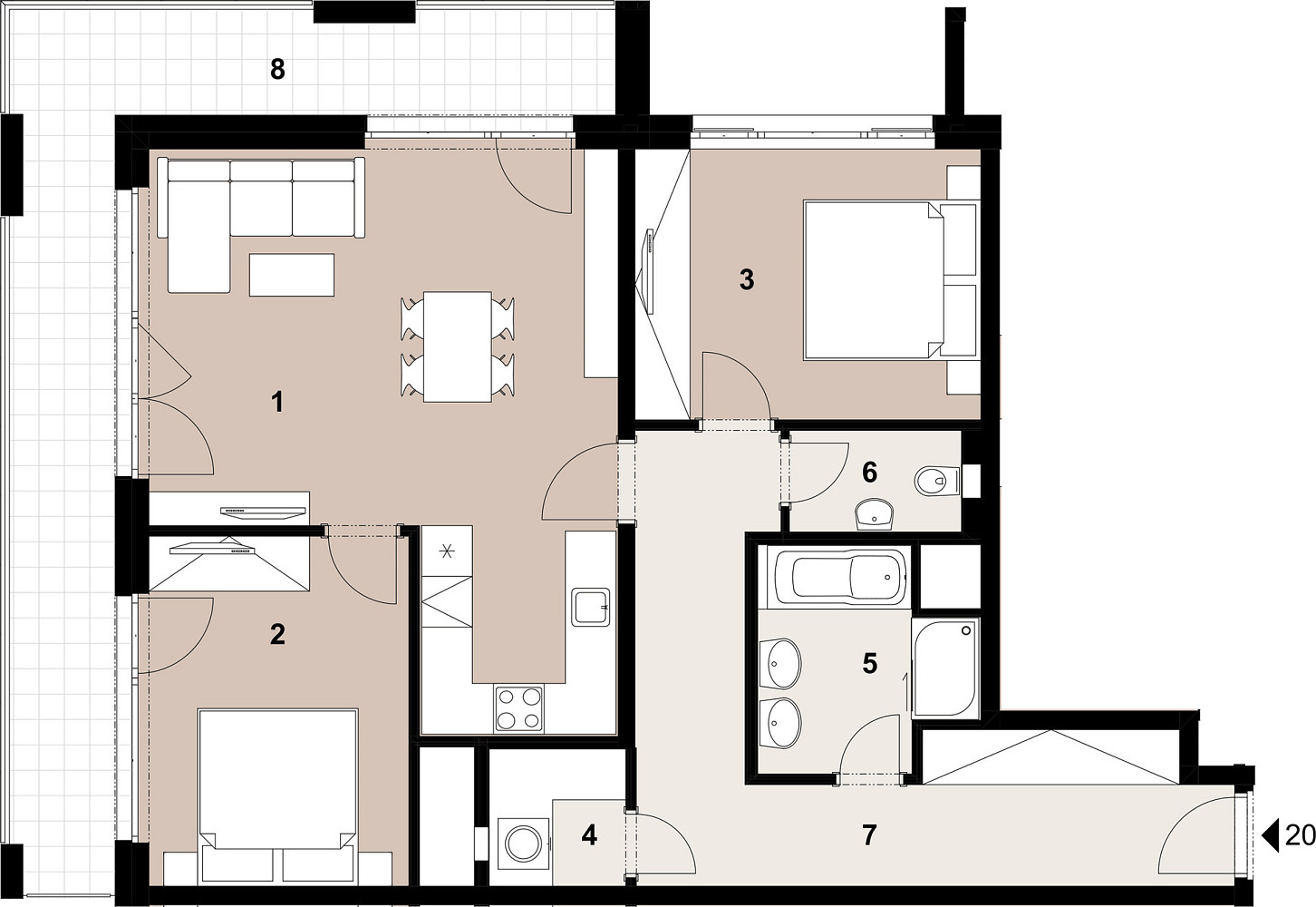 Prodej bytu 3+kk 84 m² – fotografie 2