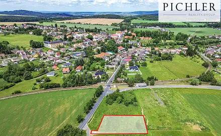 Prodej stavebního pozemku 1 061 m², Mirošov, okres Rokycany