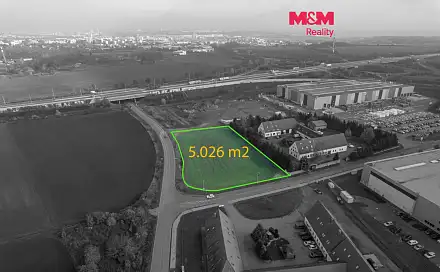 Prodej komerčního pozemku 5 026 m², Olomouc - Slavonín