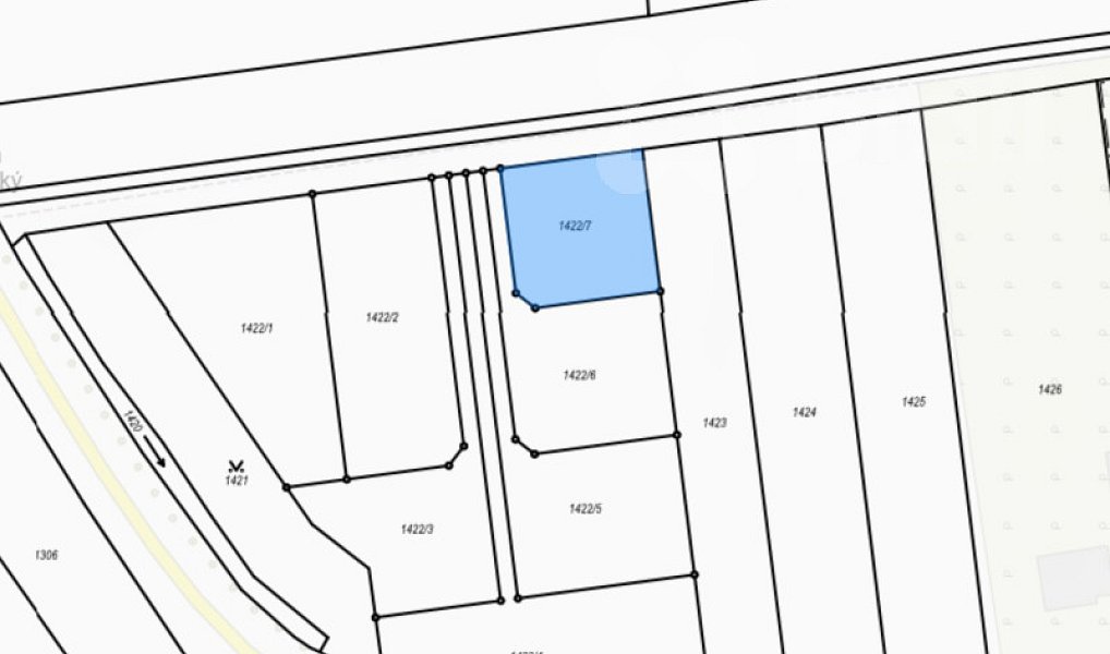 Prodej pole 611 m², Stará Ves – náhled fotky 2