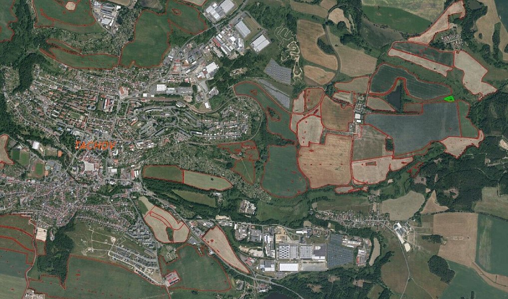 Prodej pole 2 192 m², Tachov – náhled fotky 2