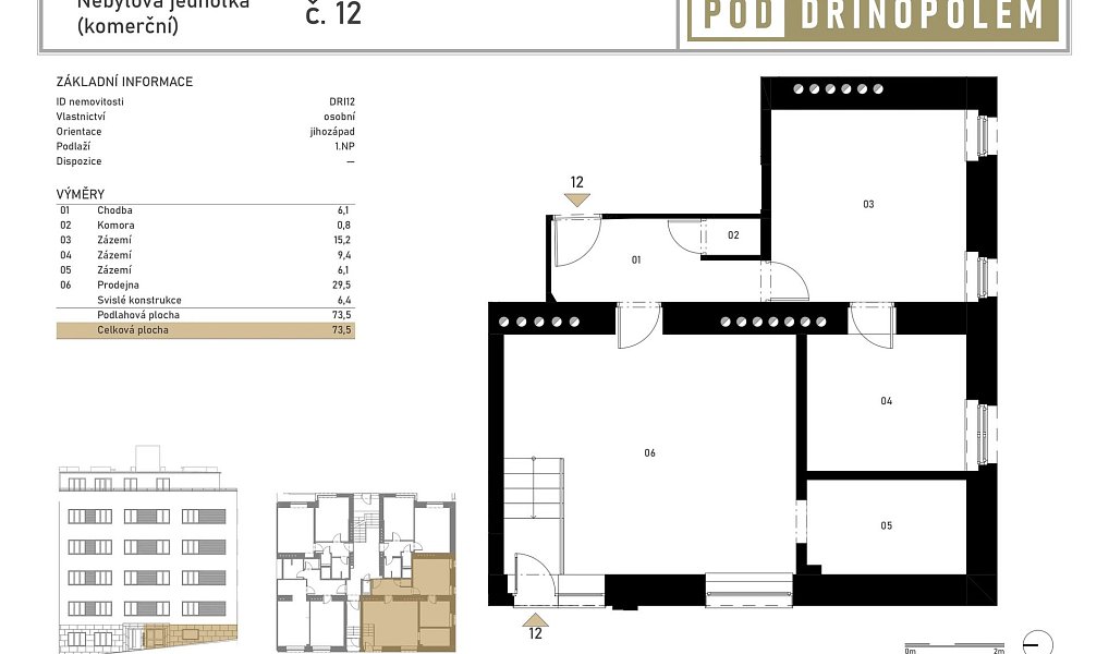 Prodej obchodních prostor 67 m², Praha – náhled fotky 2