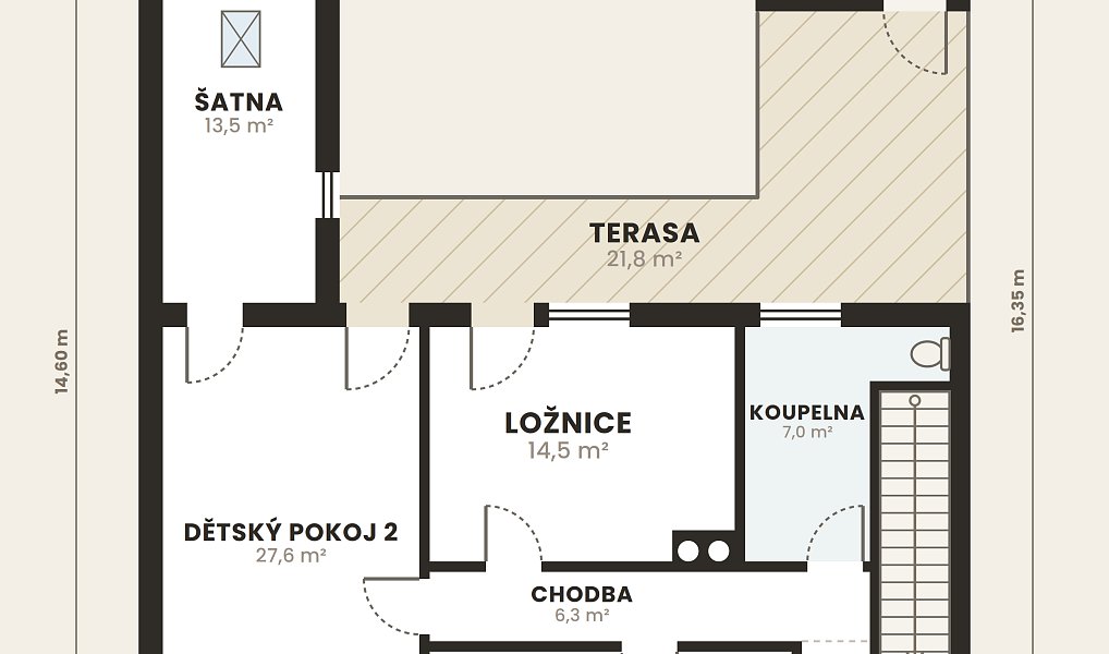 Prodej domu 200 m² s pozemkem 295 m², Troubsko – náhled fotky 7