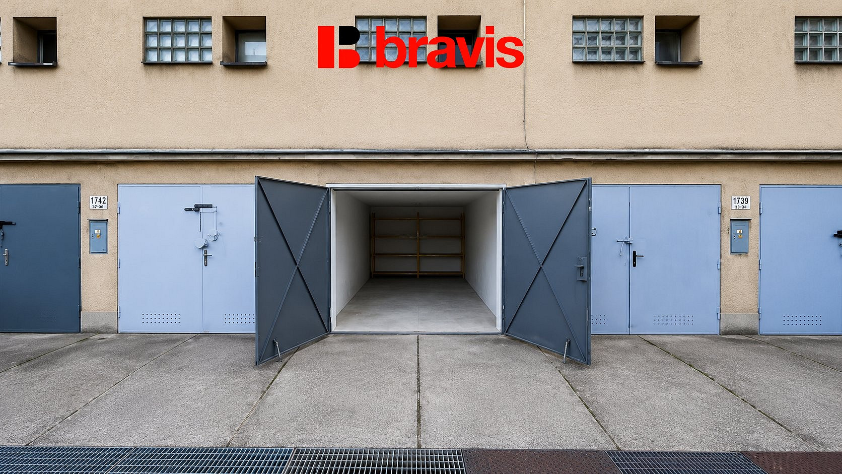Prodej garáže o velikosti 17 m2, brno-lesná, ulice barvy