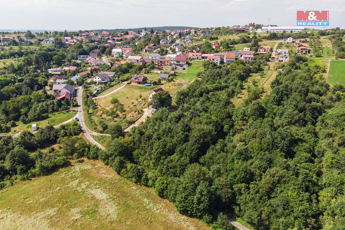 Prodej pozemku k bydlení, 1046 m², Lhota – pohled 4
