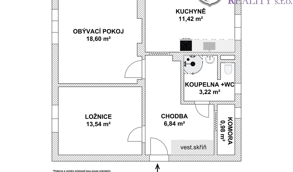 Prodej bytu 2+1 56 m², Sezimovo Ústí – náhled fotky 25