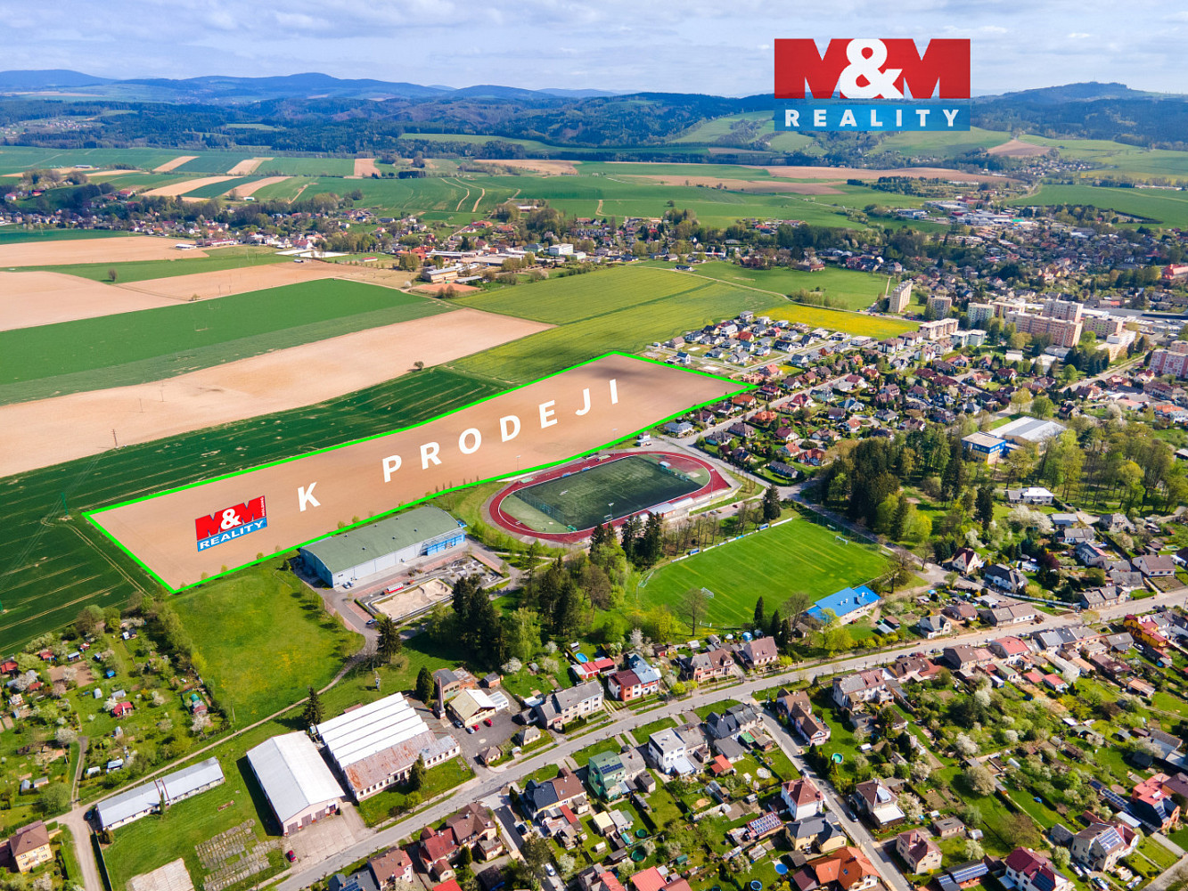 Prodej stavebního pozemku 61 519 m²