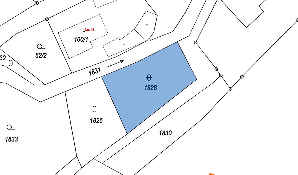Prodej stavebního pozemku 485 m², Heřmanov – náhled fotky 2