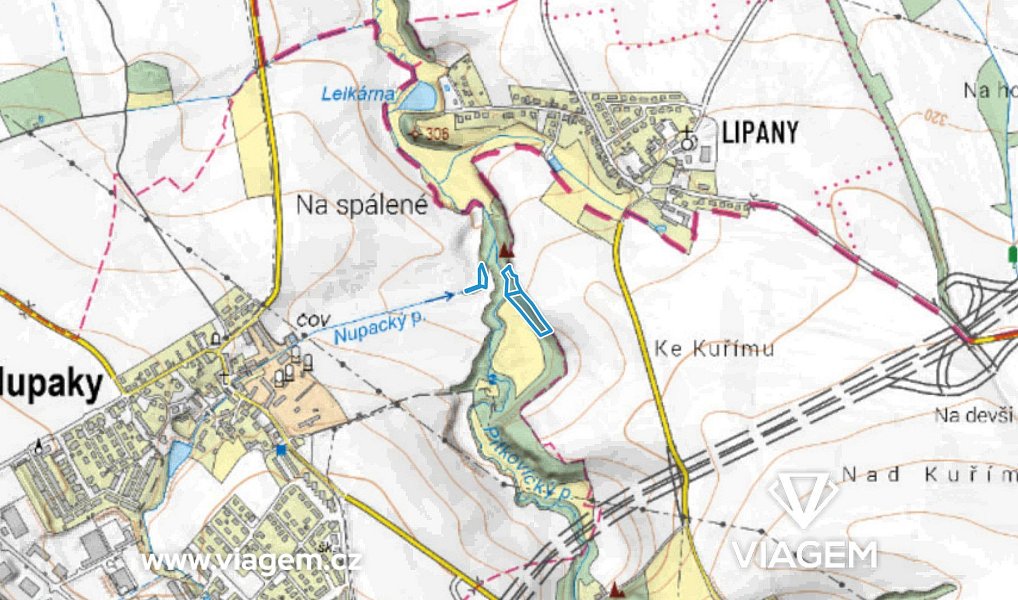 Prodej lesa 6 848 m², Nupaky – náhled fotky 3