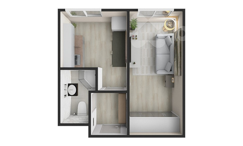Prodej bytu 1+1 25 m² – fotografie 4