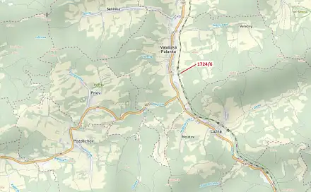 Dražba louky 762 m², Valašská Polanka