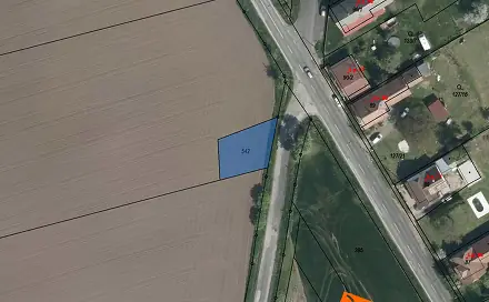 Prodej pole 40 m², Smidary, okres Hradec Králové