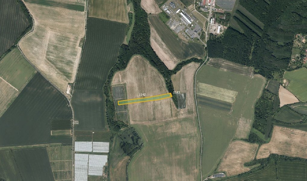 Prodej pole 7 390 m², Vitice – fotka 1 z 3