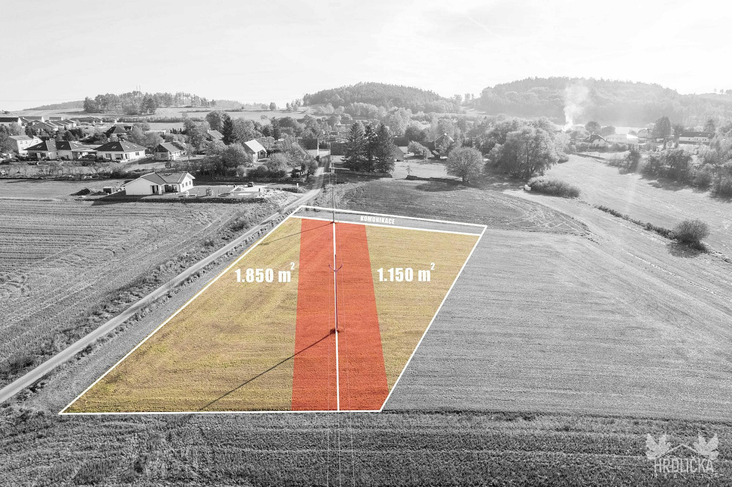 Prodej stavebního pozemku 1 150 m², Radomyšl