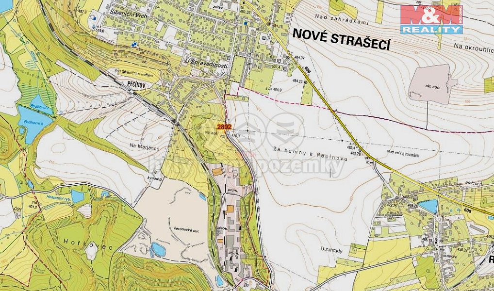 Prodej stavebního pozemku 4 989 m², Nové Strašecí – náhled fotky 5