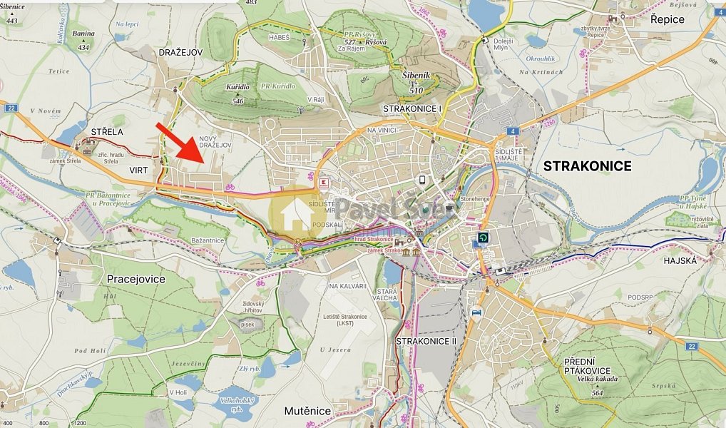 Prodej stavebního pozemku 874 m², Strakonice – náhled fotky 14