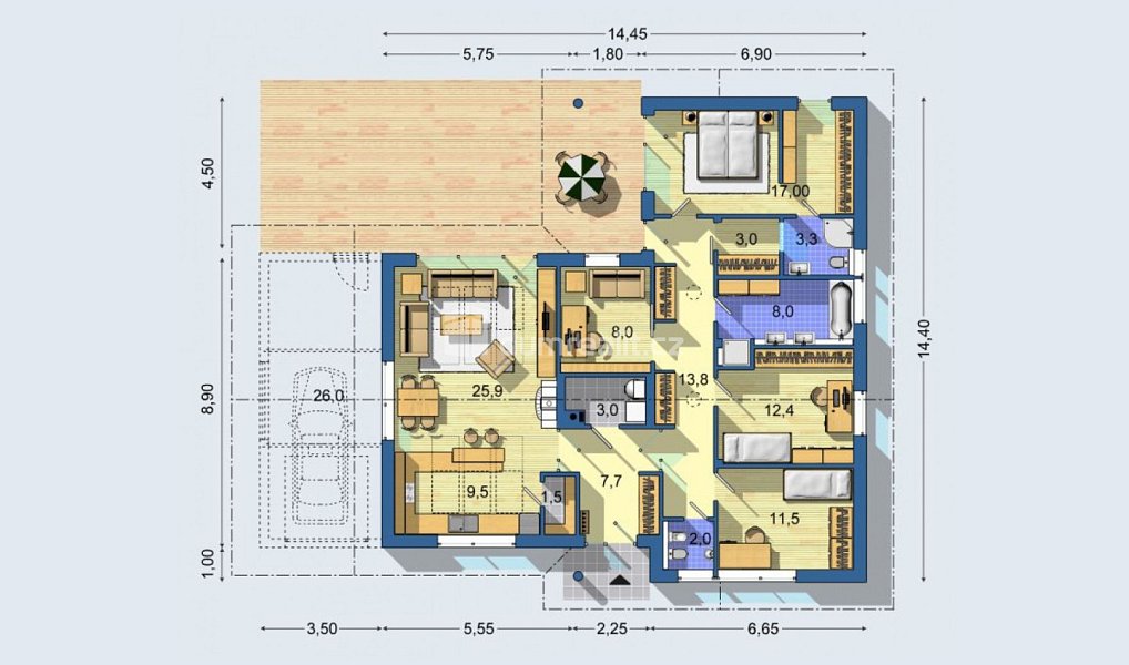 Prodej domu 126 m² s pozemkem 1 098 m², Týn nad Vltavou – náhled fotky 8