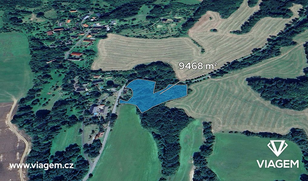 Prodej lesa 591 m², Kravaře – fotka 1 z 5