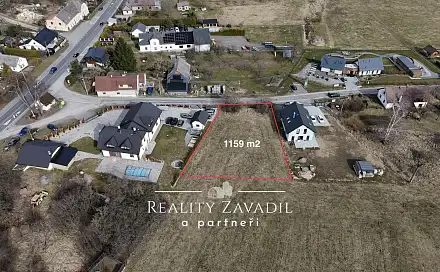 Prodej stavebního pozemku 1 159 m²