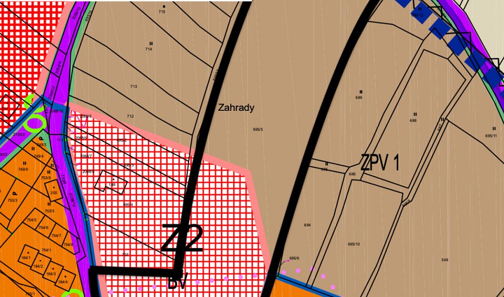 Prodej stavebního pozemku 21 384 m², Trhové Sviny – náhled fotky 2