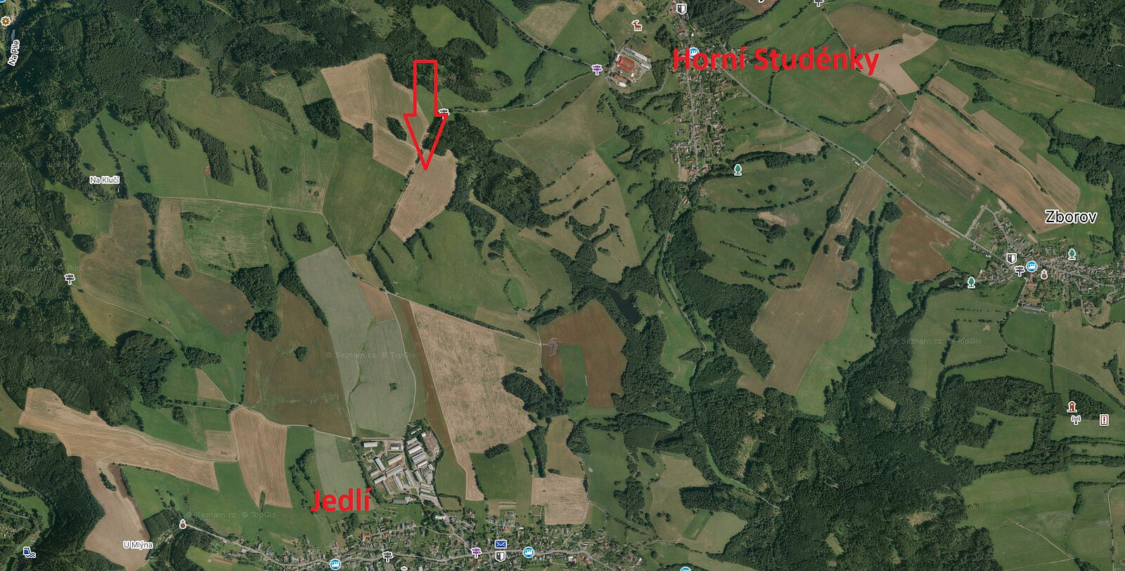 Prodej pole 42 854 m² – fotografie 3