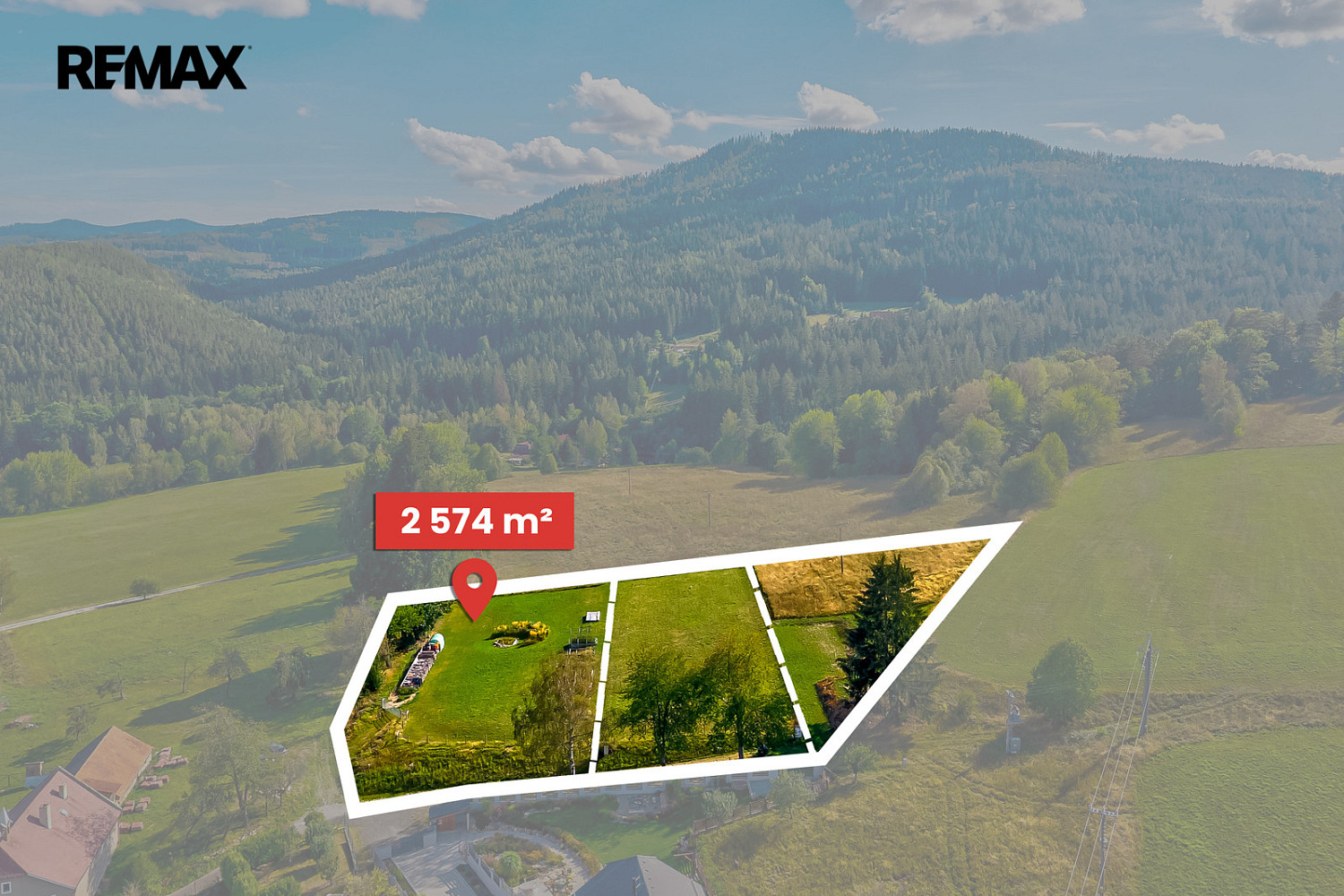 Prodej stavebního pozemku 2 574 m²