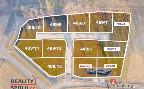 Prodej stavebního pozemku 939 m², Kamenný Újezd, okres Rokycany