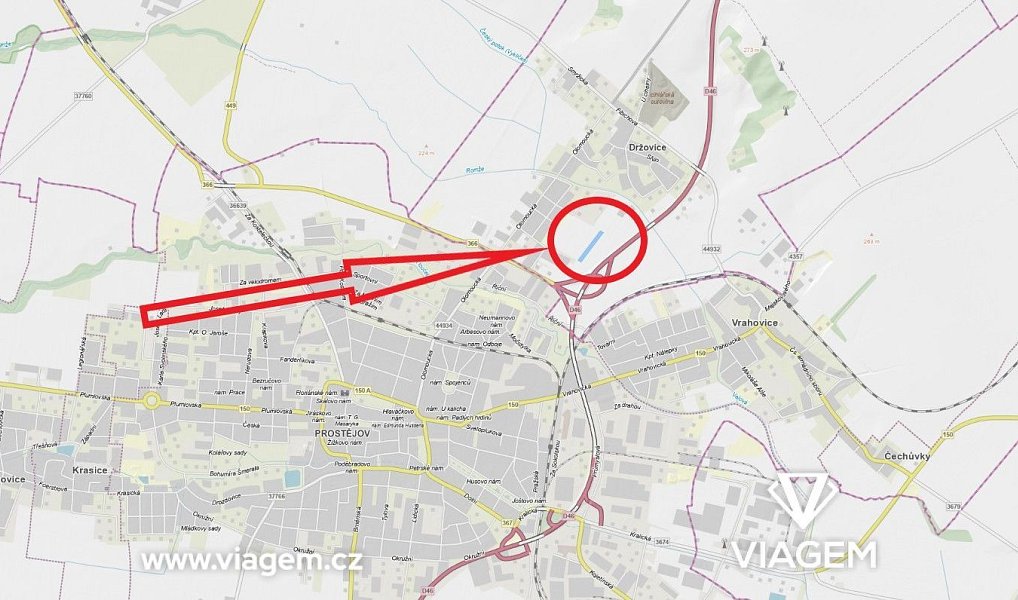 Prodej pole 3 497 m², Držovice – náhled fotky 3