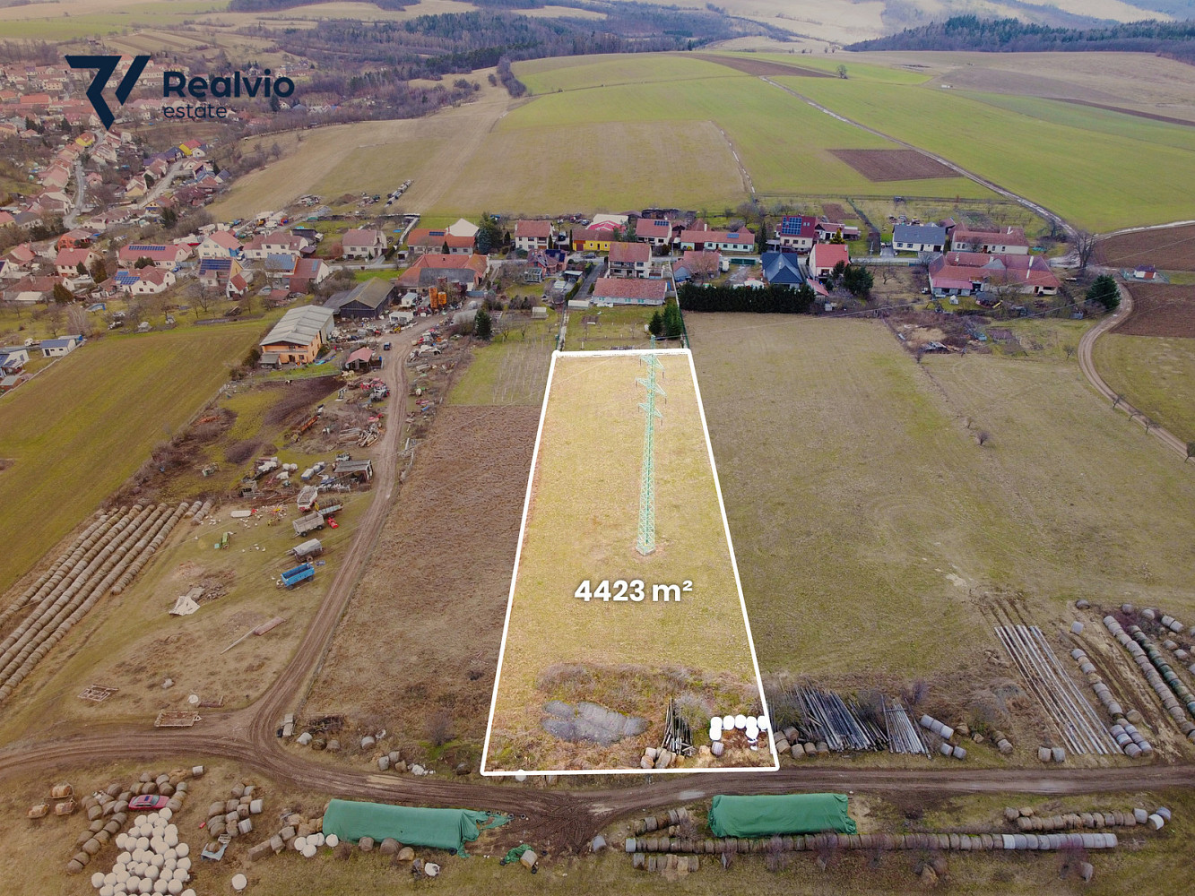 Prodej pole 4 423 m² – fotografie 2