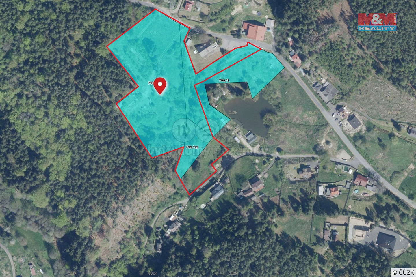 Prodej stavebního pozemku 17 150 m² – fotografie 4