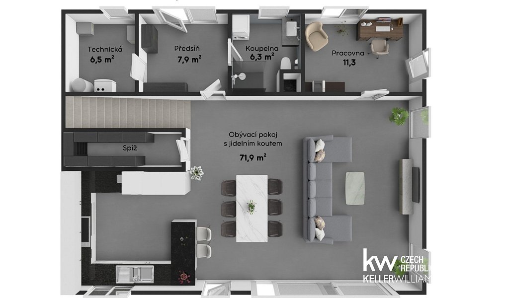 Prodej domu 212 m² s pozemkem 1 982 m², Choťánky – náhled fotky 7